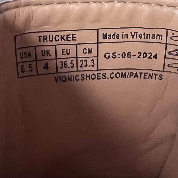 Vionic Truckee Leather Ankle Boots Dark Khaki Green J0721L2300 Women's 6.5M NWB - Picture 10 of 11